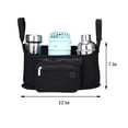 thumbnail image 2 of AMQTSLM Walker Basket with Cup Holder, Seniors Walker Bag with Large Capacity Storage, Elderly Accessories Pouch for Rollator, Wheelchair, Folding Walkers (Black), 2 of 9