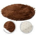 thumbnail image 3 of Chendee Anti-Slip Rugs Large Shaggy Rug Super Soft Mat Living Room Bedroom Carpet,Brown 80Cm, 3 of 9