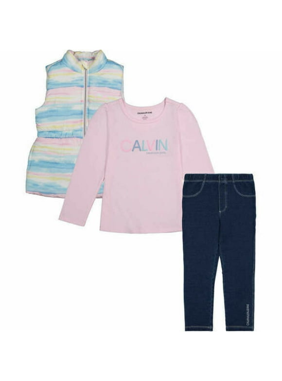 Calvin Klein Premium Toddler Girls Clothing (2T-5T) in Premium Girls  Clothing 