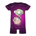 thumbnail image 5 of Invader Zim Baby Boy Girl Romper Short Sleeve Cotton Bodysuit Outfits Jumpsuit Summer One Piece Clothes, 5 of 8