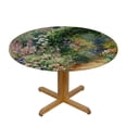 thumbnail image 3 of Acheng Flowers Garden House Round Tablecloth Outdoor Fitted 100% Polyester Fiber 46-50, 3 of 8