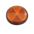 thumbnail image 2 of Unique Bargains 8pcs 6mm Dia Orange Plastic Screw Mount Reflective Motorcycle Warning Reflector, 2 of 3