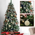 thumbnail image 5 of Festive Christmas Velvet Ornament Balls - 6cm Diameter Plush Decor for Tree, 5 of 8