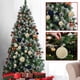 thumbnail image 4 of Juego de 12 bolas de Navidad con adornos de terciopelo de 2,36 pulgadas con aro colgante para árbol de Navidad, decoración del hogar, Navidad, P R7u9, 4 of 5