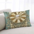 thumbnail image 2 of Vintage Golden Art Throw Pillow Cover 20 x 36 Inch Decorative Pillow Cover Retro Abstract Art Lumbar Pillowcase Seasonal Rectangle Cushion Case for Couch Sofa Bed Living Room, 2 of 7