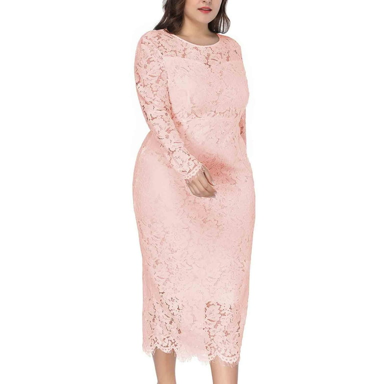 Brnmxoke Wedding Guest Dresses for Women Plus Size,2024 Women