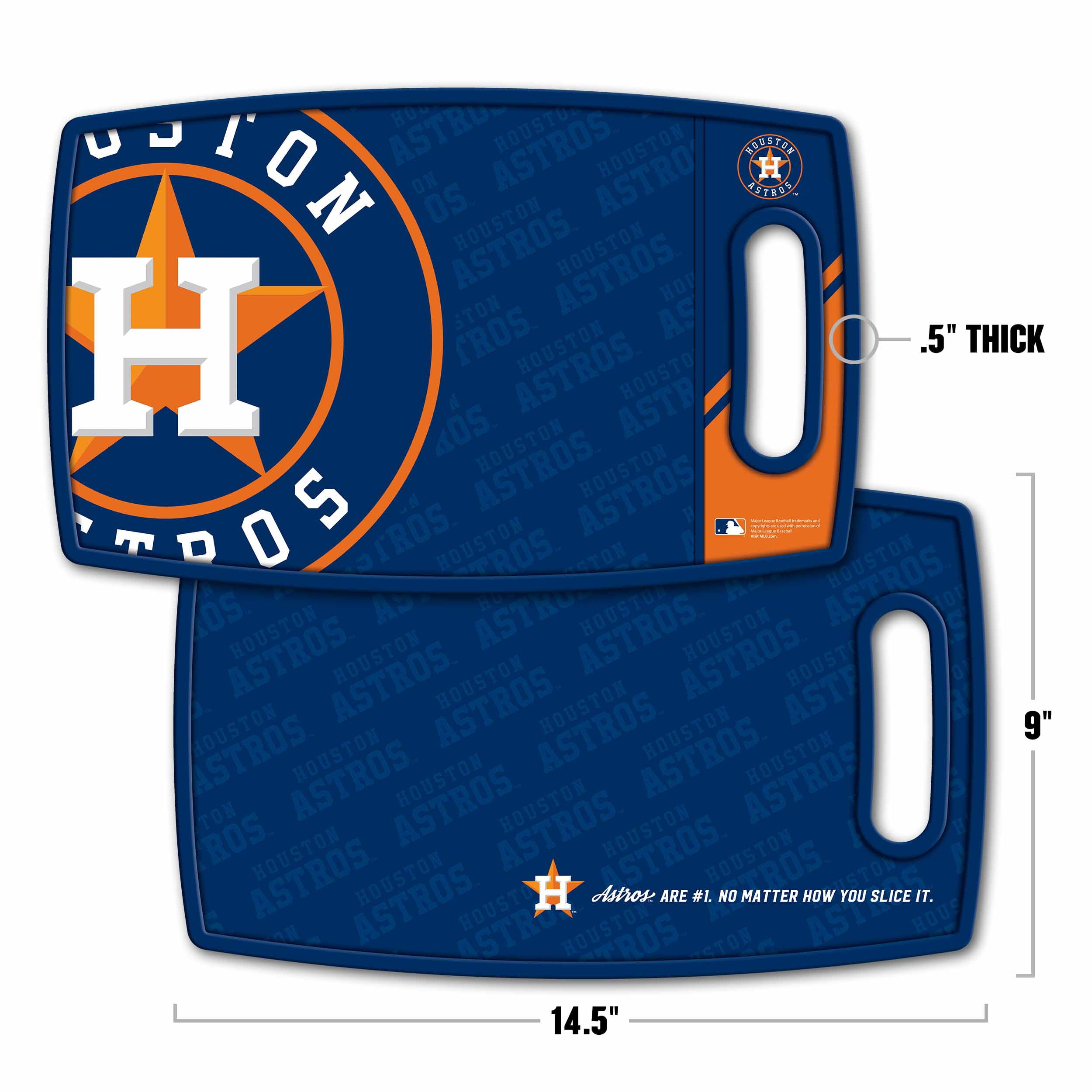 YouTheFan MLB Houston Astros Logo Series Cutting Board