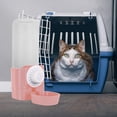 thumbnail image 4 of Bvdfgk Dog Cat Hanging Bowl with Water Bottle Removable for Kennel Cat Cage Coop Easily Pink, 4 of 9