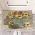 thumbnail image 2 of Sunflower and Bird Welcome Doormat for Indoor/Outdoor Entrance Sunflower and Bird Decoration Door Mat Kitchen Door Mat Bedroom Doormat 17x30 Inch, 2 of 6