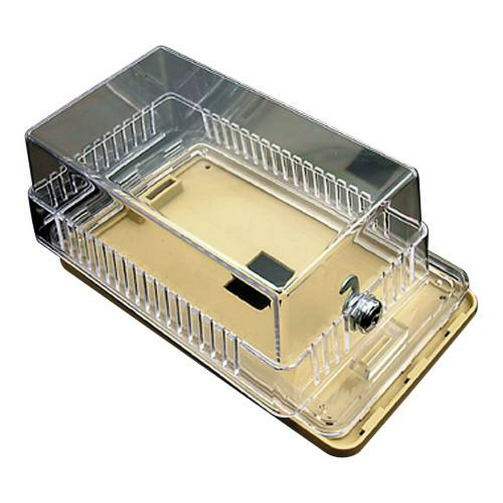 Thermostat Guard Clear Plastic Cover, 53/4" X 31/2" X 23/4" per 3