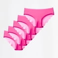thumbnail image 2 of LIaqionyy Women 5 Pack Seamless Panties Bikini Breathable Briefs Underwear Ladies Comfortable Everyday Underwears, 2 of 5