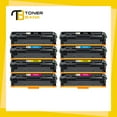 thumbnail image 5 of Toner Bank Compatible Toner Cartridge Replacement for HP 204A CF510A CF511A CF512A CF513A High Yield (2 * Black, 2 * Cyan, 2 * Magenta, 2 * Yellow, 8-Pack), 5 of 7