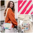 thumbnail image 7 of Case for Samsung Galaxy Tab A9 2023 8.7 inch, 360 Rotating Stand Handle Shoulder Strap Heavy Duty Shockproof Cover, Rainbow Pink, 7 of 7