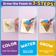 thumbnail image 3 of Kit de pintura HEJIN Magic Foam Texture con 30 hojas de espuma y 24 rotuladores de pintura acrílica, 3 of 8
