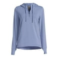 thumbnail image 4 of Avia Women's Mink Back Quarter Zip Hoodie With Thumbholes, 4 of 5