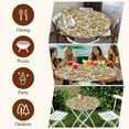 thumbnail image 6 of Fall Leaves Round Tablecloth 45-54 Inch Round Fitted Table Cloth with Elastic Edge, Farmhouse Autumn Beige Botanical Waterproof Table Cover Protector for Outdoor Picnic Party Dining, 6 of 6