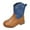Blue, variant on Little Girl Cowboy Boots Unisex-Child Mid Calf Toddler Cowgirl Boot Western Riding Shoes (Toddler/Little Kid/Big Kid),8.5