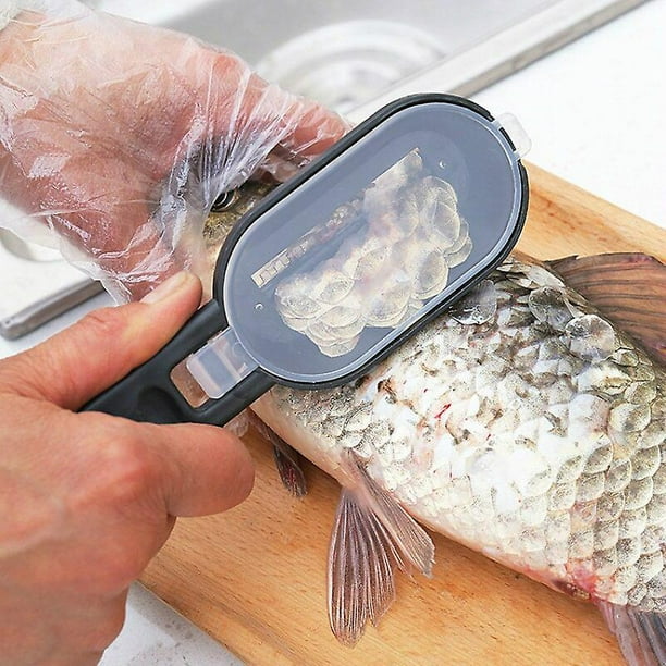 Multifunctional Fish Scale Planer Tool Fish Scaler Fishing Knife Fish  Cleaning Tools Kitchen Cooking Accessorie HW8
