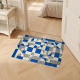thumbnail image 2 of ODIKA 2'x3' Ultra-Soft Accent Mat, Abstract Asymmetric Line Geometric Contemporary Minimalist Design None Washable, Bare feet friendly, Easy Care Indoor rug for Bedside, Footrest, 2 of 7