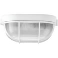 thumbnail image 4 of Progress Lighting Bulkheads 1-Light Flush Mount, White, Polycarbonate Shade, 4 of 7