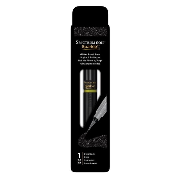 Spectrum Noir Sparkle Black Onyx Glitter Brush Pen