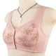 thumbnail image 2 of Gibobby Lencería para mujer sexy tangas Ropa interior Sexy con estampado de hebilla frontal de encaje para mujer, sujetador de talla grande de encaje(Rosa, 36), 2 of 5