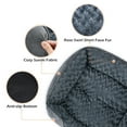 thumbnail image 6 of Soft Calming Sleeping Puppy Bed, Rectangle Washable Orthopedic Dog Bed, Large Dog Bed for Large Medium Small Dogs, Durable Pet Cuddler with Anti-Slip Bottom, Gray, 20inch, 6 of 8