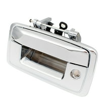 Brock Replacement Tailgate Handle Chrome Specialty with Keyhole Compatible with 2014-2018 Silverado Sierra 1500 2015-2019 2500HD/3500HD 2019 Limited/LD Pickup Truck