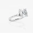 thumbnail image 2 of Vivid Jewel 1.8 Ct Cushion Cut Moissanite Ring - Elegant 14K White Gold Plated Solitaire with Accents Ring for Women's Engagement Wedding - Ideal Gift for Anniversaries and Birthdays, 2 of 2