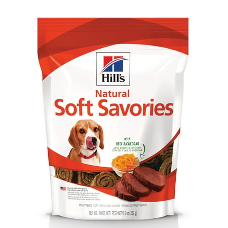 Hill's Natural Soft Savory Dog treats with Beef & Cheddar (Previously known as Hill's Science Diet Dog (Best Diet For Boxer Dogs)