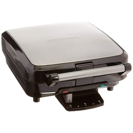 Cuisinart - 4-Slice Belgian Waffle Maker - Stainless Steel