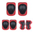 thumbnail image 1 of 6Pcs Kids Knee Pads Set Kids Sports Protected Gear Knee Pads Elbow Pads Wrist Guards, 1 of 1