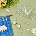 thumbnail image 4 of 24 Pcs Acrylic Pearl Stitch Markers Rhinestone Bee/Heart/Alloy Crochet Marker Charms Removable 304 Stainless Steel Clasps Locking Stitch Marker for DIY, 4 of 6