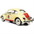 thumbnail image 1 of 1963 Volkswagen Beetle Yukon Jaune avec Graphiques « Monopoly » « Stationnement Gratuit » et Figurine en Résine « Mr. Monopoly » Voiture Modèle Moulée sous Pression 1/18 par Auto World, 1 of 3