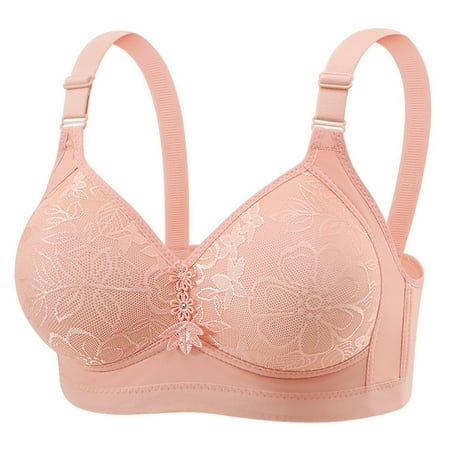 HexaHive Women s New Sexy Lace Flower Bra - No Underwire  Three-Four Button  for Maternity and Nursing