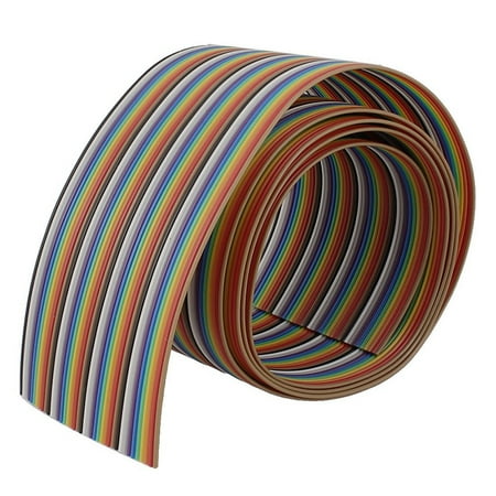 

1M Long 2 Inch Width 40 Pin Colorful Flexible Flat Ribbon Cable