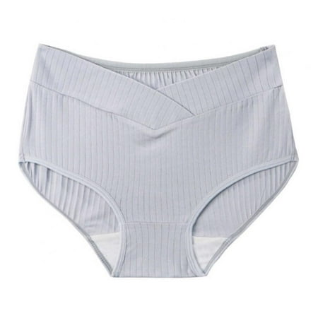 

KOERIM Womens Cotton Maternity Underwear Briefs for Pregnant Ribbed Pregnancy Underwear Ladies Intimates Postpartum Underwear