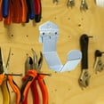 thumbnail image 1 of BESTYASH 2Ud Gancho Para Colgar En Pegboard De Metal Plateado Con Alta Capacidad Y Fácil Instalación, 1 of 6