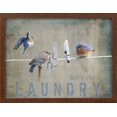 thumbnail image 2 of Laundry Day Bluebirds, Animals Framed Art Print Wall Art by Jai Johnson Sold by Art.Com, 2 of 6