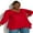 Ruby Red, variant on Avenue Women's Plus Size Valerie Plain Top
