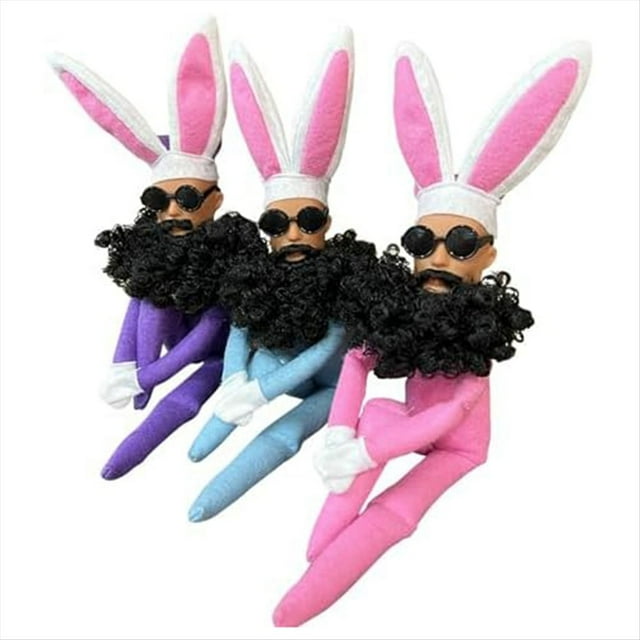 DecoracióN de Pascua con DecoracióN de Pascua Gafas de Sol Traje ResurreccióN Bigote Divertido con Orejas de Conejo Adorno Colgante A