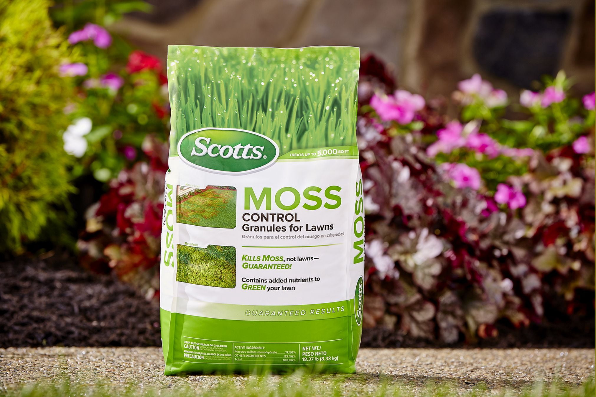Scotts Moss Control Granules for Lawns 18.37 lbs.
