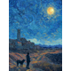 thumbnail image 1 of Qisvanset 12x16 Inch Vibrant Cityscape Abstract Canvas Print Wall Art, 1 of 5
