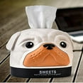 thumbnail image 5 of Paper Box Blue Clearance! Puppy Tissue Cover Paper Pot Tissue Holder Tissue Box Creative Tissue Box Living Room Household Napkin Storage Box Bedroom Dormitory Desktop Simple and Cute Paper Box, 5 of 9