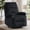Black, variant on Korser Swivel Rocker Recliner Chair with Side Pockets Nursery Rocker Chair for Adults,Small Recliners for Small Spaces for Living Room,Corduroy,Pink