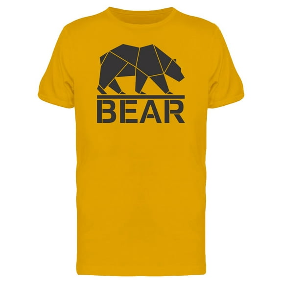 Bear Logo Low Poly Tee Men's -Image by Shutterstock