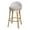 Black, variant on Butler Specialty Company Inez 24" Seat Height Rattan Counter Stool-Gray
