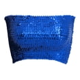 thumbnail image 2 of Blusa de tubo Zulema para danza del vientre Lentejues para mujer, 2 of 8
