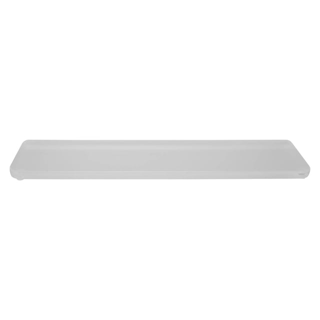Reposamuñecas para teclado con pendiente de 0,4 a 0,6 pulgadas, ergonómico, acrílico transparente, antideslizante, soporte para muñeca para teclado, dispositivo portátil de 87 teclas