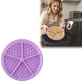thumbnail image 4 of Yuehao Moule Gaufrier en Silicone Plateau de Cuisson Rond, Moule à Gâteau Antiadhésif Réutilisable pour Four, Violet, 4 of 8